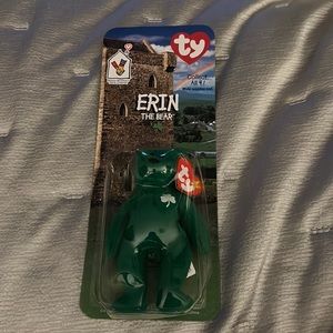Erin, the bear TY beanie babies